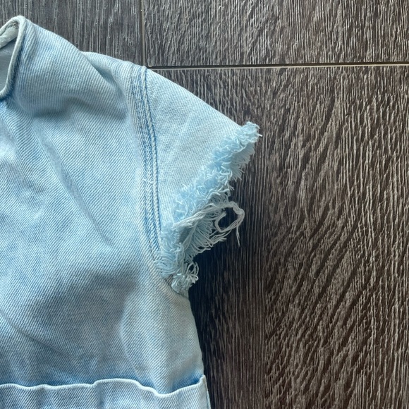 ZARA DENIM ROMPER - Picture 4 of 4